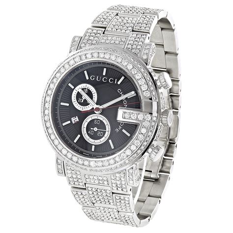 gucci watch with diamond bezel price|gucci watch with colored bezels.